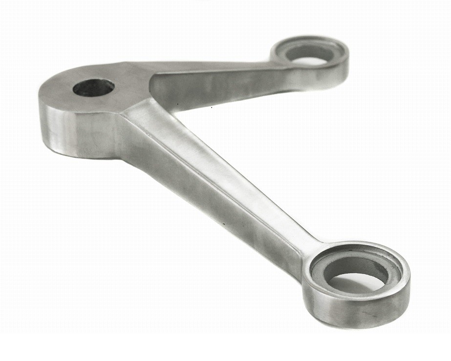 ARANHA VIDRO 2 VIAS 90º, INOX 316