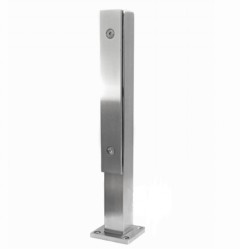 SUP. VIDRO PAVIMENTO 40X40 INOX 304 ESM. 